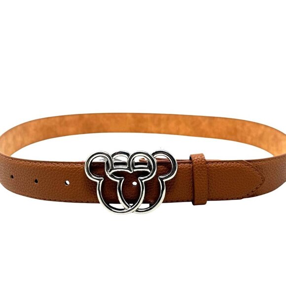 Disney Hidden double mickey mouse status womens belt size medium brown NWT - Picture 6 of 6